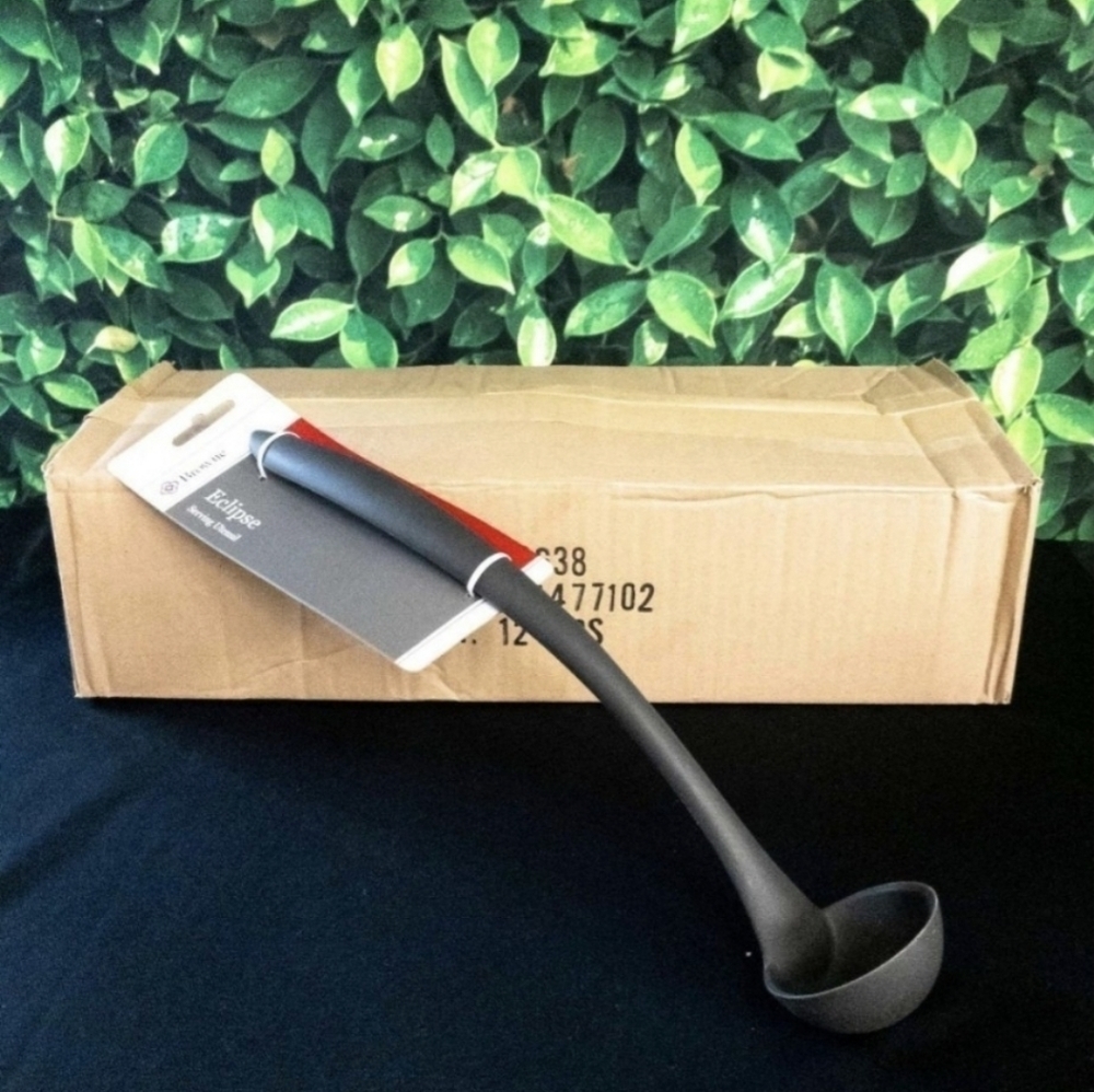 Serving Ladle (Commercial Grade) , Black Nylon x 3 pack